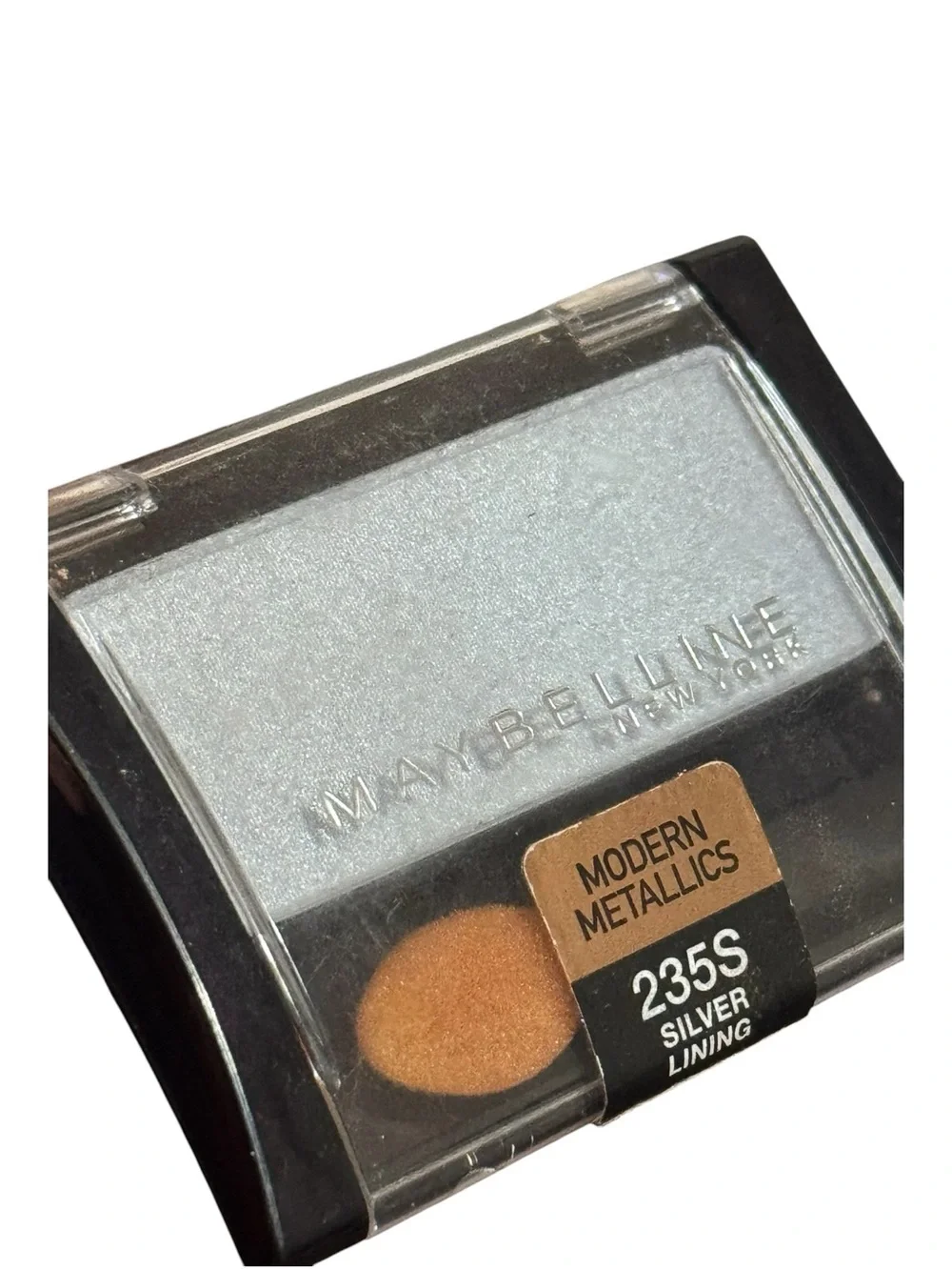 Maybelline Expert Wear Eyeshadow Shimmer 235S SILVER LINING Metallic Silver NEW